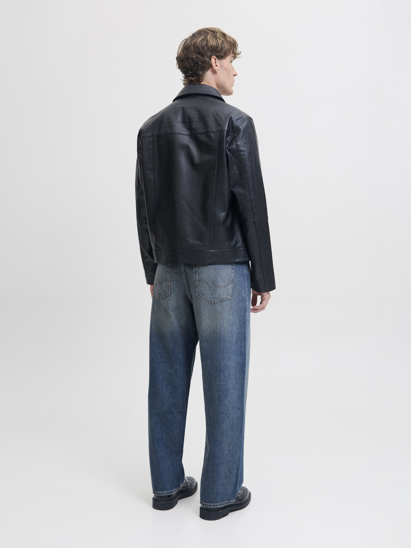 Широкие джинсы JACK & JONES модель 12287743_Blue Denim SDL JJ 2261 Фото