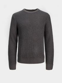 Джемпер JACK & JONES модель 12287594_Asphalt Фото