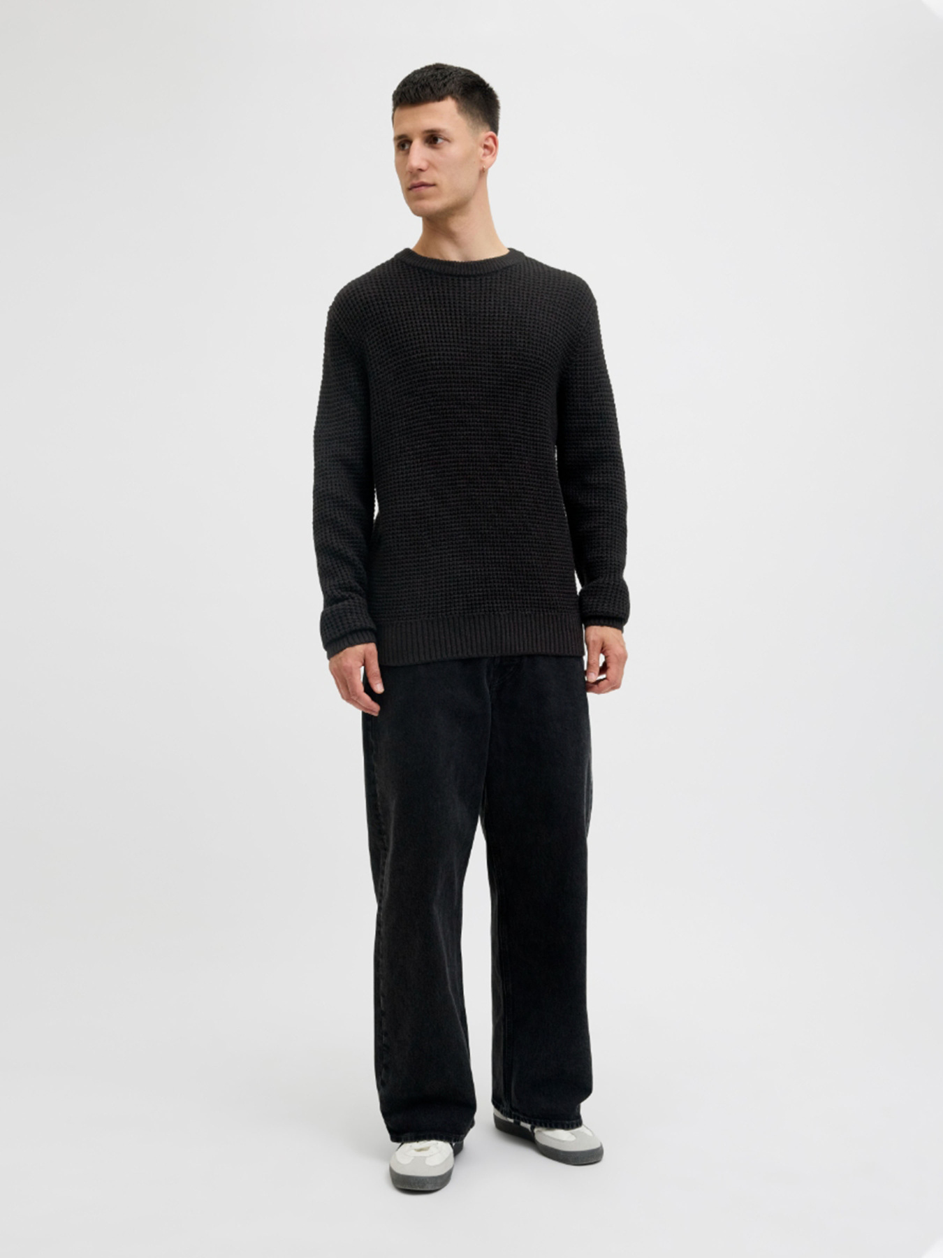 Джемпер JACK & JONES модель 12287594_Black Фото