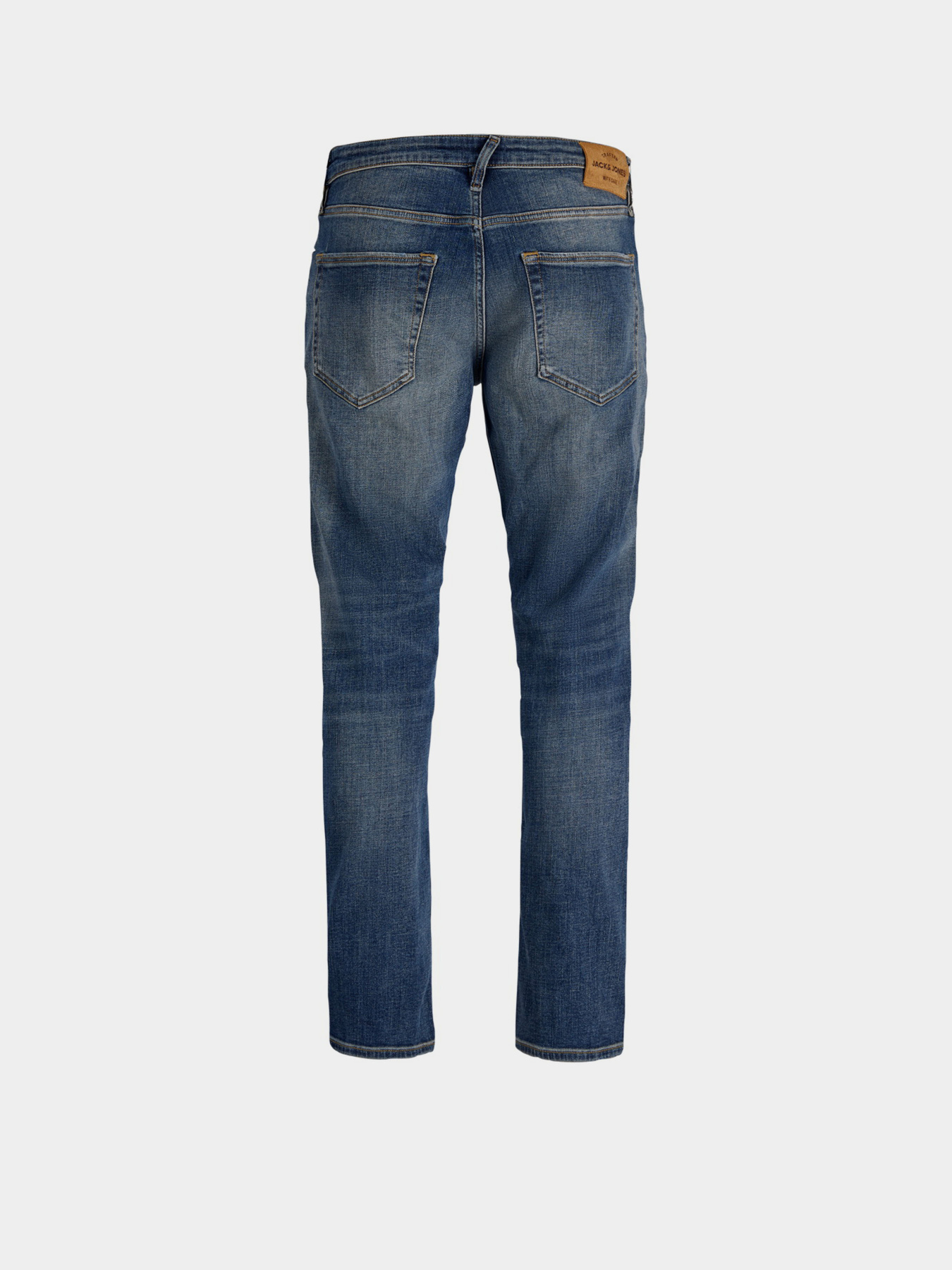 Прямые джинсы JACK & JONES модель 12287751_Blue Denim MID BLUE Фото