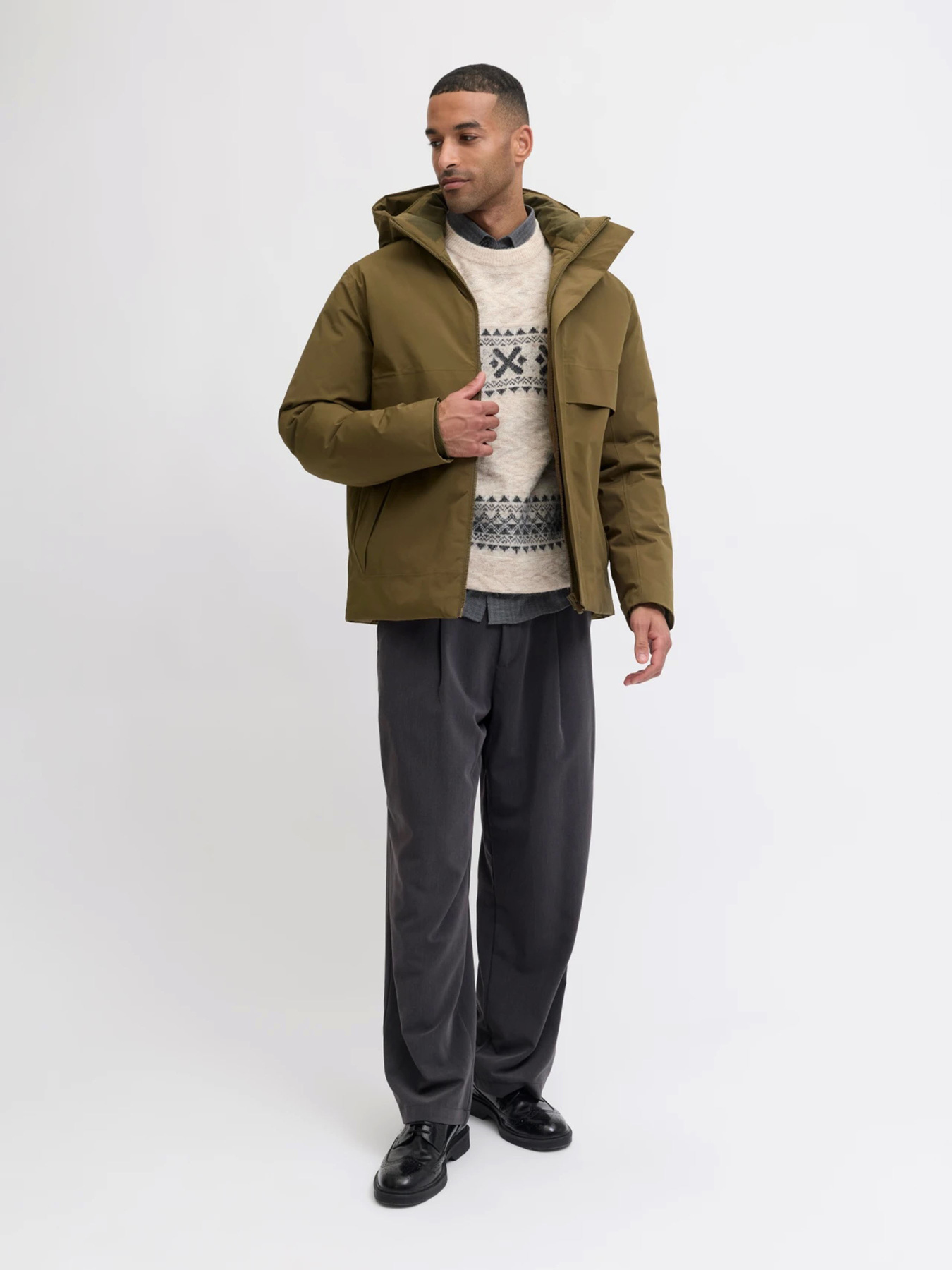 Зимняя куртка JACK & JONES модель 12280905_Beech Фото