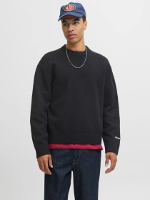 Светри та кардигани JACK & JONES NORREBRO KNIT CREW NECK модель 12282728_Black Фото