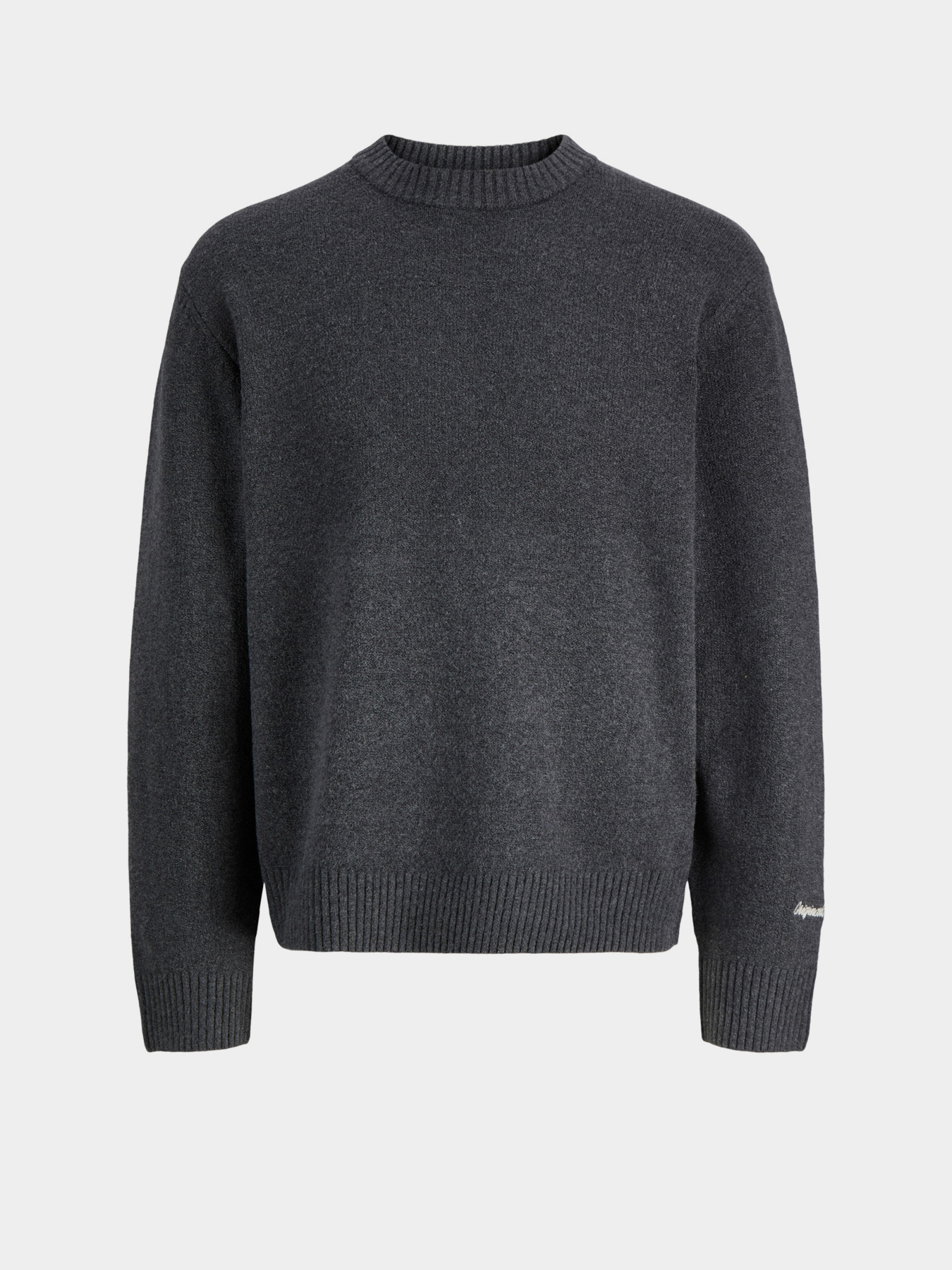 Джемпер JACK & JONES модель 12282728_Dark Grey Melange Фото