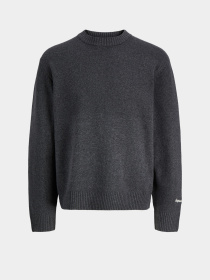 Джемпер JACK & JONES модель 12282728_Dark Grey Melange Фото