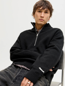 Джемпер JACK & JONES модель 12282749_Black Фото