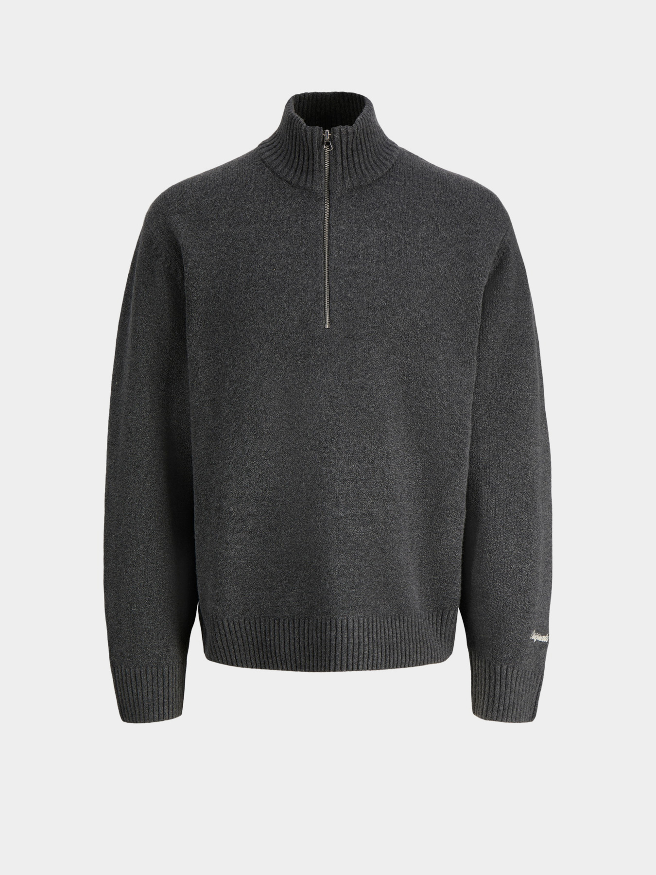 Джемпер JACK & JONES модель 12282749_Dark Grey Melange Фото