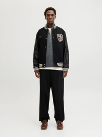 Джемпер JACK & JONES модель 12282749_Dark Grey Melange Фото