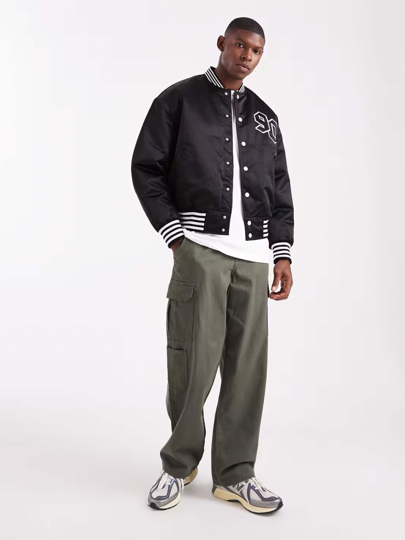 Бомбер JACK & JONES модель 12282953_Black Фото