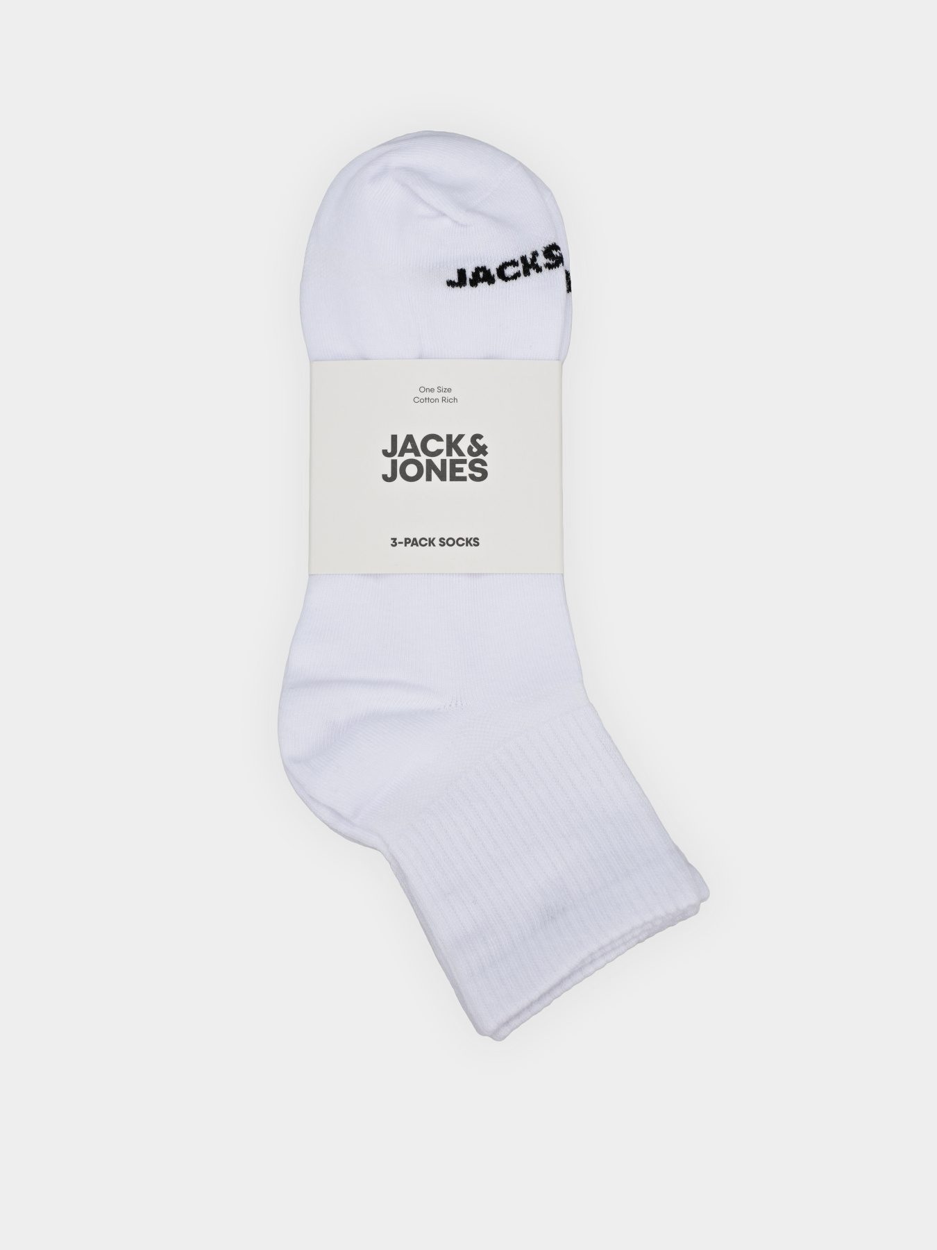 Шкарпетки та гольфи JACK & JONES LUCA SHORT TENNIS SOCKS модель 12280171_White White - White Шкарпетки та гольфи JACK & JONES LUCA SHORT TENNIS SOCKS модель 12280171_White White - White Фото