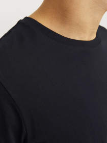 Футболка JACK & JONES модель 12151955_Black Small Print/Black Фото