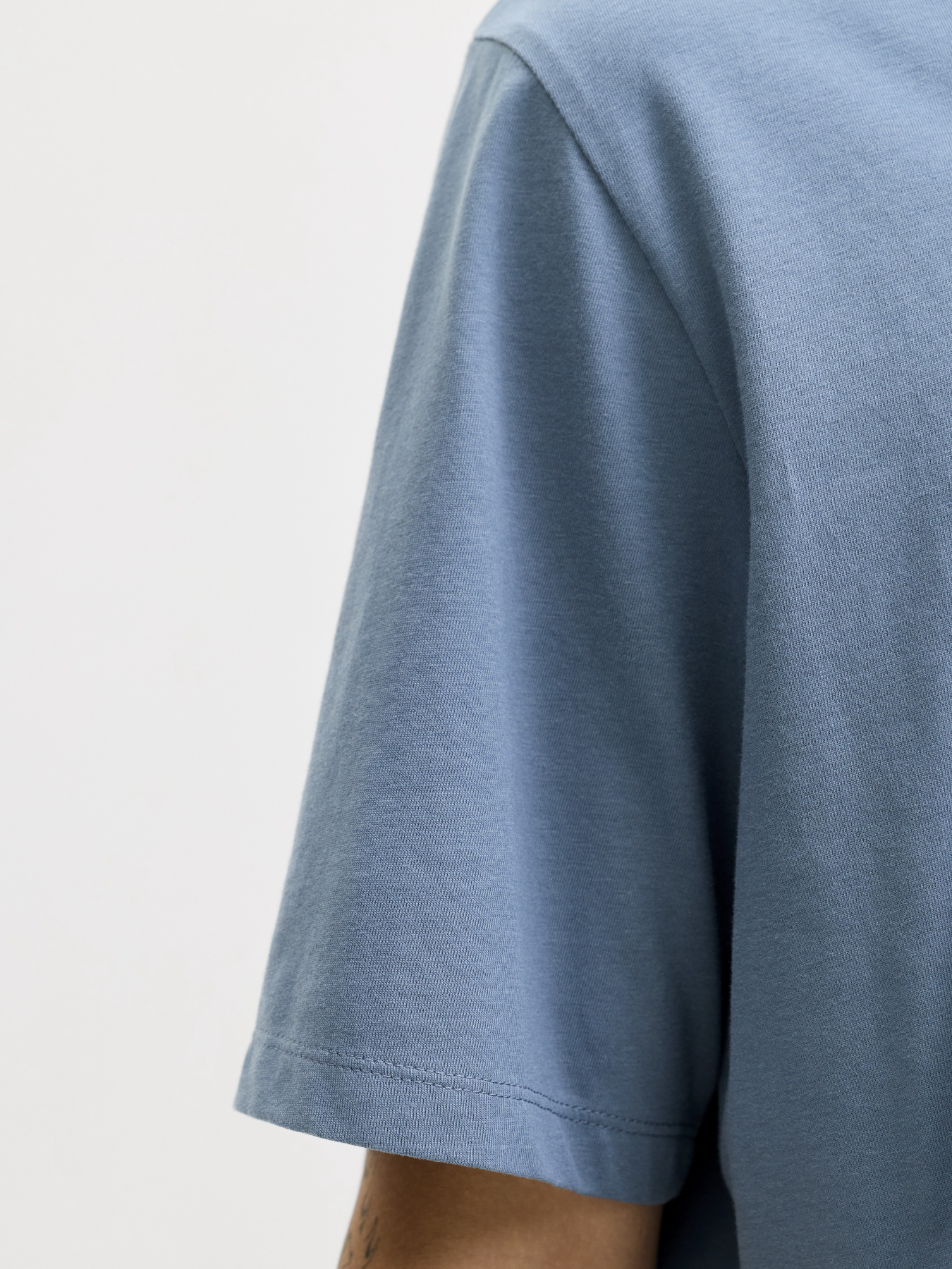 Футболка JACK & JONES модель 12156101_Blue Mirage Фото