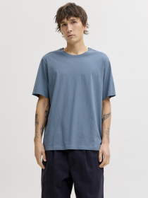 Футболка JACK & JONES модель 12156101_Blue Mirage Фото