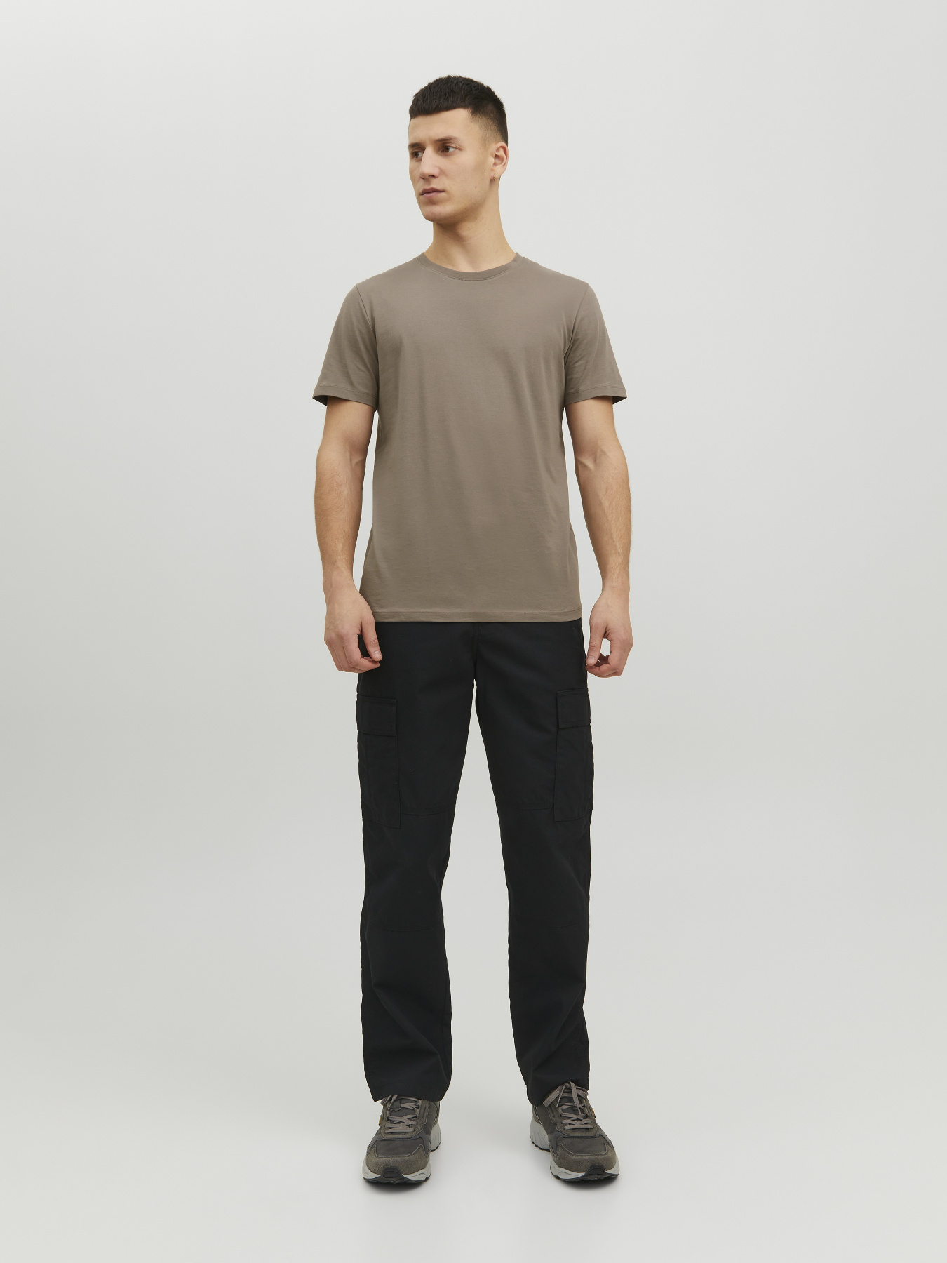 Футболки и поло JACK & JONES ORGANIC BASIC TEE модель 12156101_Falcon Фото