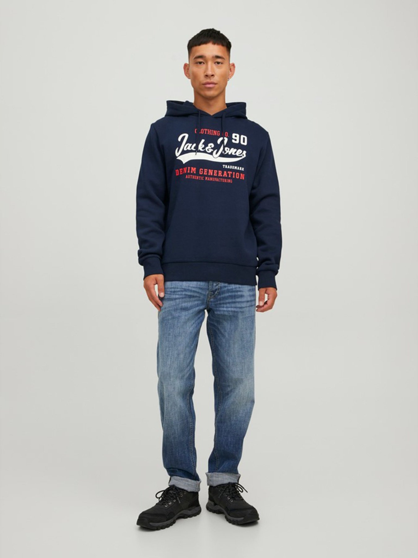 Худи JACK & JONES модель 12210824_Navy Blazer Фото