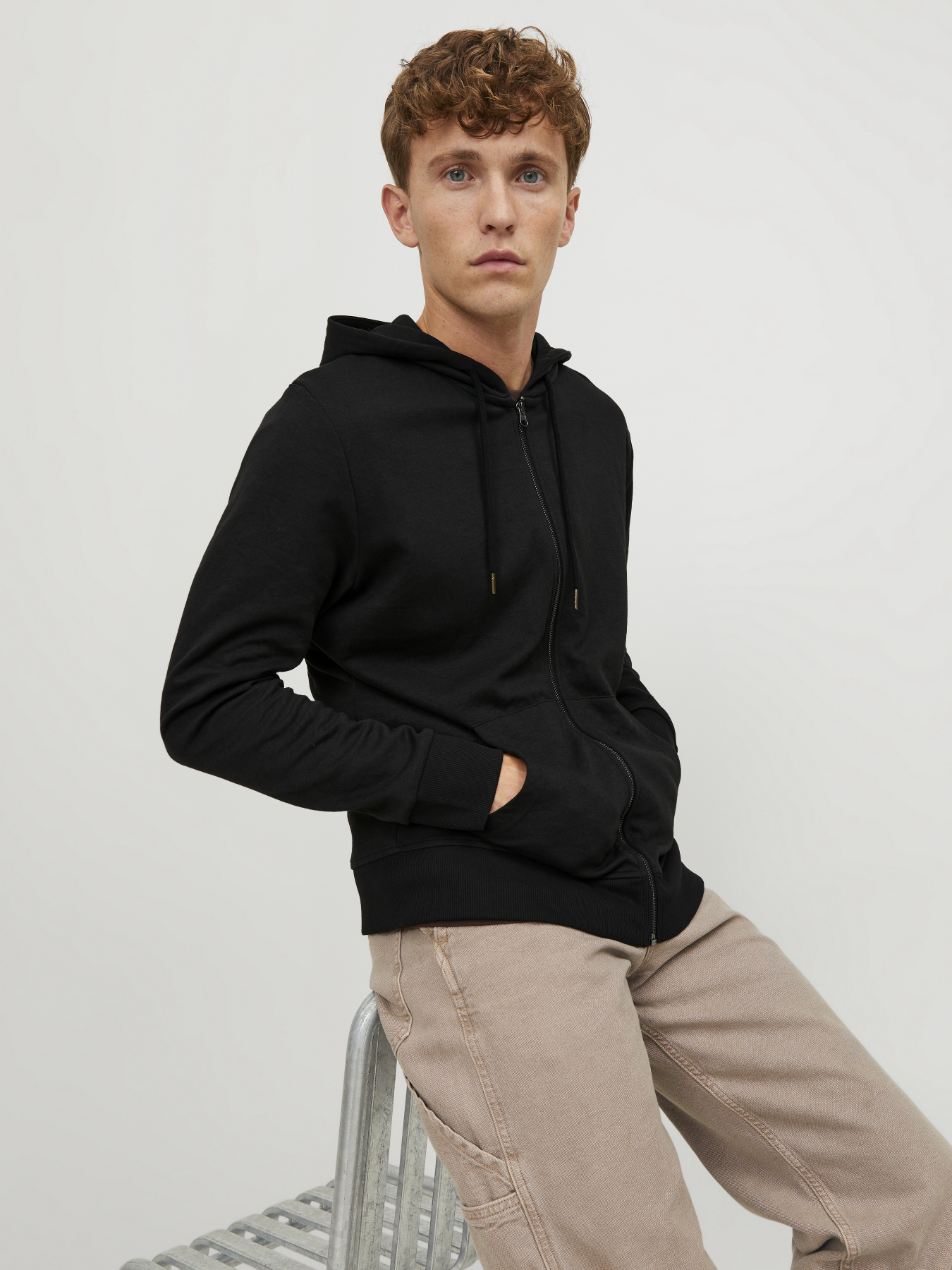 Кофта JACK & JONES модель 12181901_Black REG Фото