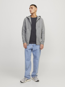 Кофта JACK & JONES модель 12181901_Light Grey Melange REG Фото