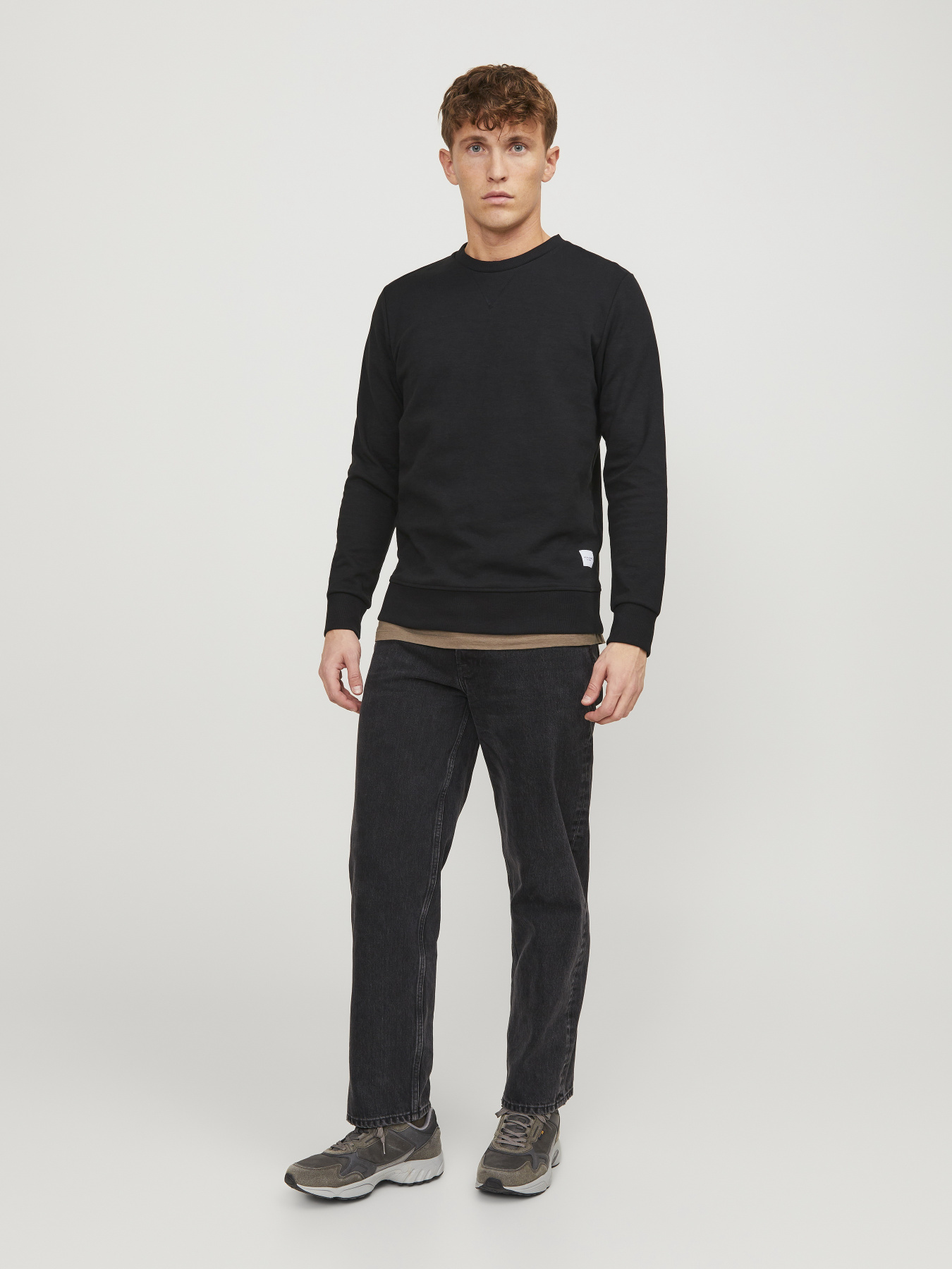 Свитшот JACK & JONES модель 12181903_Black REG Свитшот JACK & JONES модель 12181903_Black REG Фото