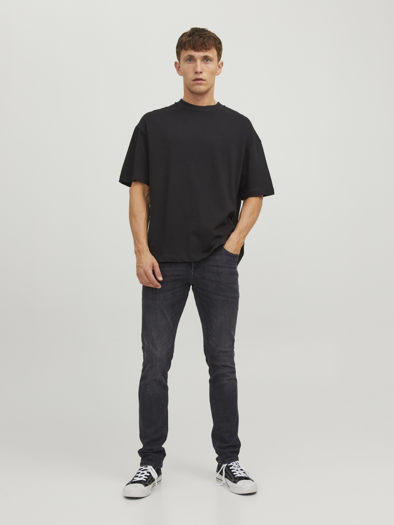 JACK & JONES модель 12243595_Black Denim Фото