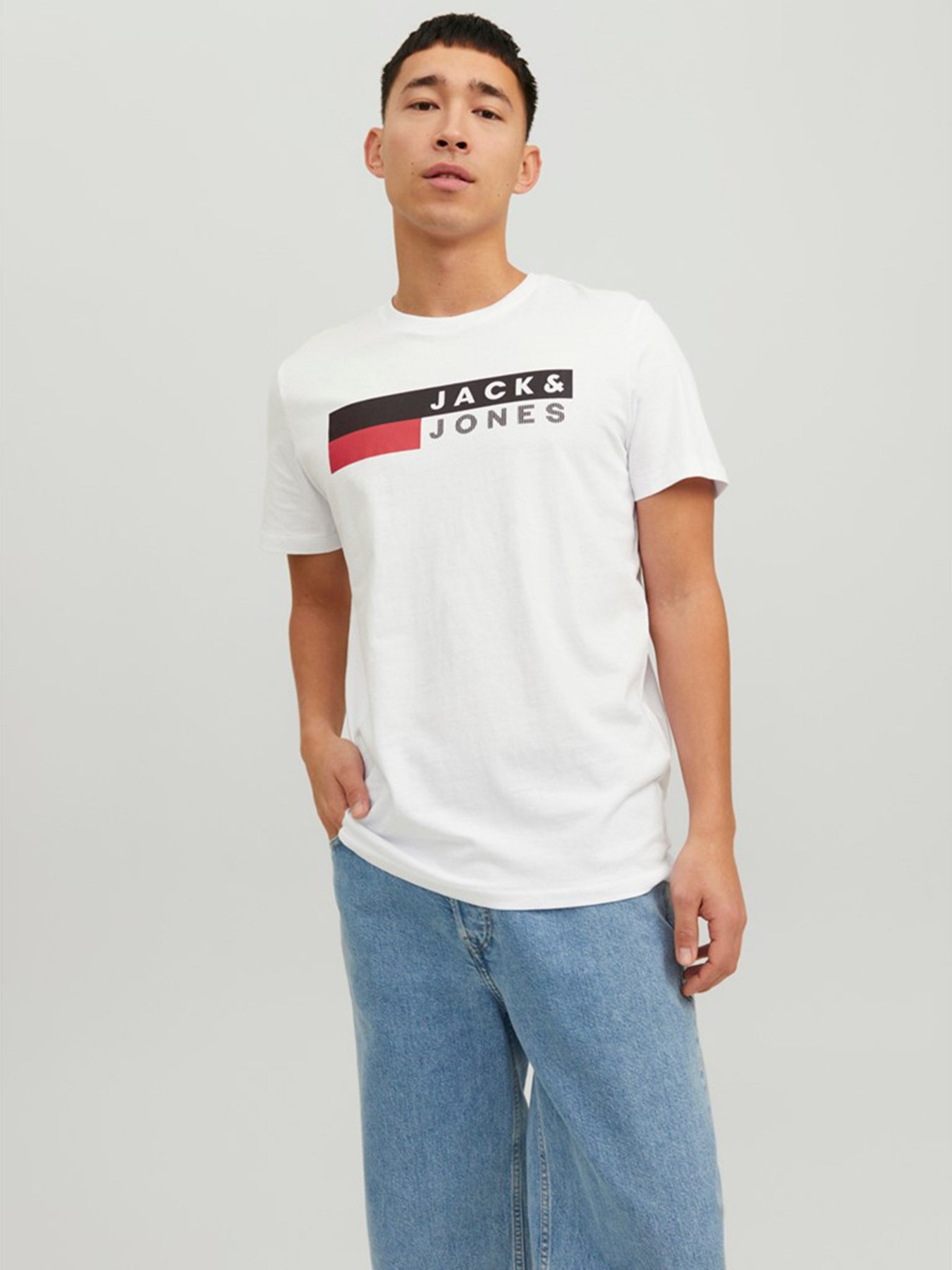 Футболка JACK & JONES модель 12151955_White Фото