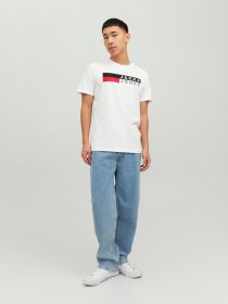 Футболка JACK & JONES модель 12151955_White Фото