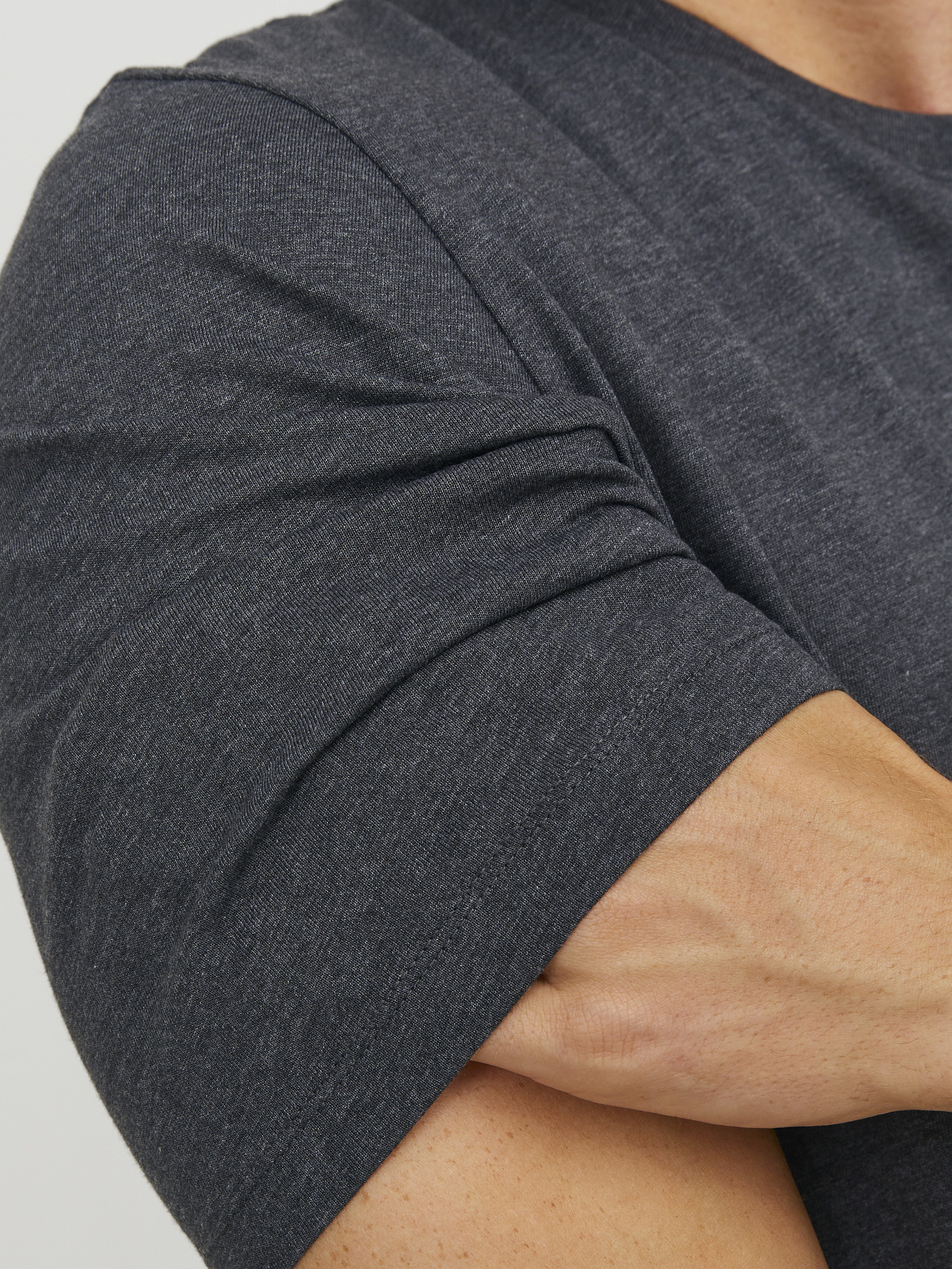 JACK & JONES 12245087_Dark Grey Melange модель 12245087_Dark Grey Melange Фото