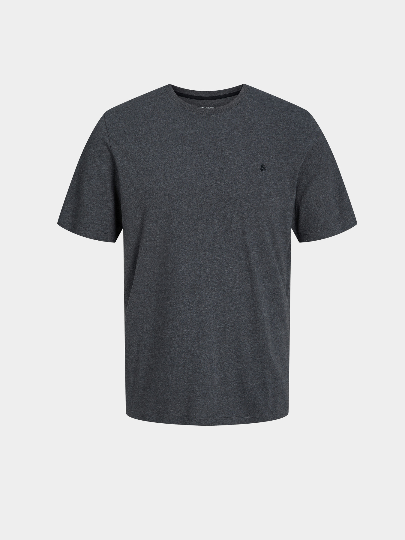 Футболка JACK & JONES модель 12245087_Dark Grey Melange Футболка JACK & JONES модель 12245087_Dark Grey Melange Фото