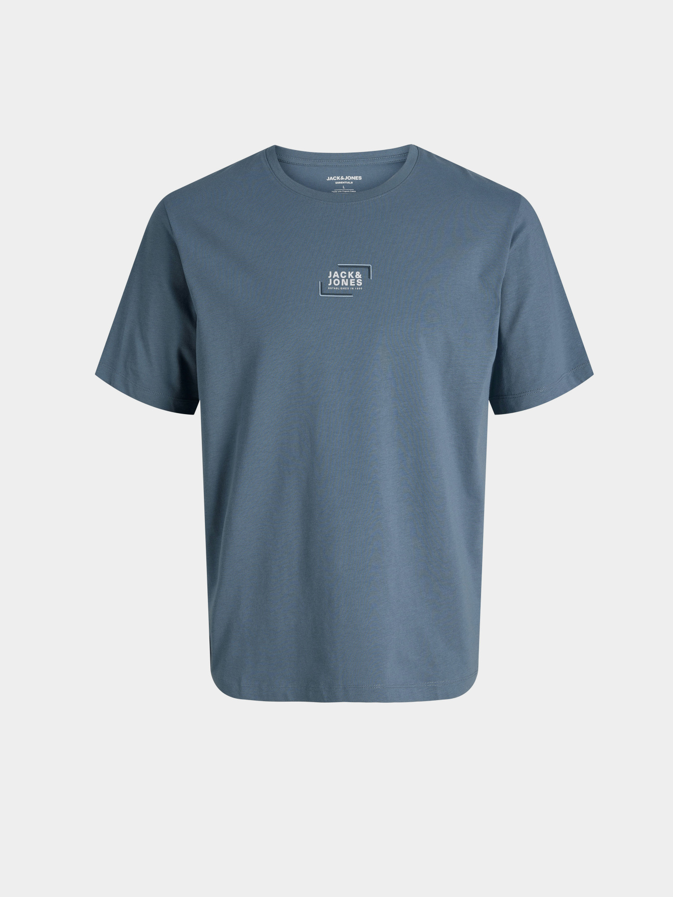 Футболка JACK & JONES модель 12268415_Blue Mirage Футболка JACK & JONES модель 12268415_Blue Mirage Фото