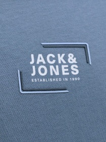 Футболка JACK & JONES модель 12268415_Blue Mirage Футболка JACK & JONES модель 12268415_Blue Mirage Фото