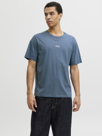 Футболки и поло JACK & JONES CORP GRAPHIC TEE модель 12268415_Blue Mirage Футболки и поло JACK & JONES CORP GRAPHIC TEE модель 12268415_Blue Mirage Фото
