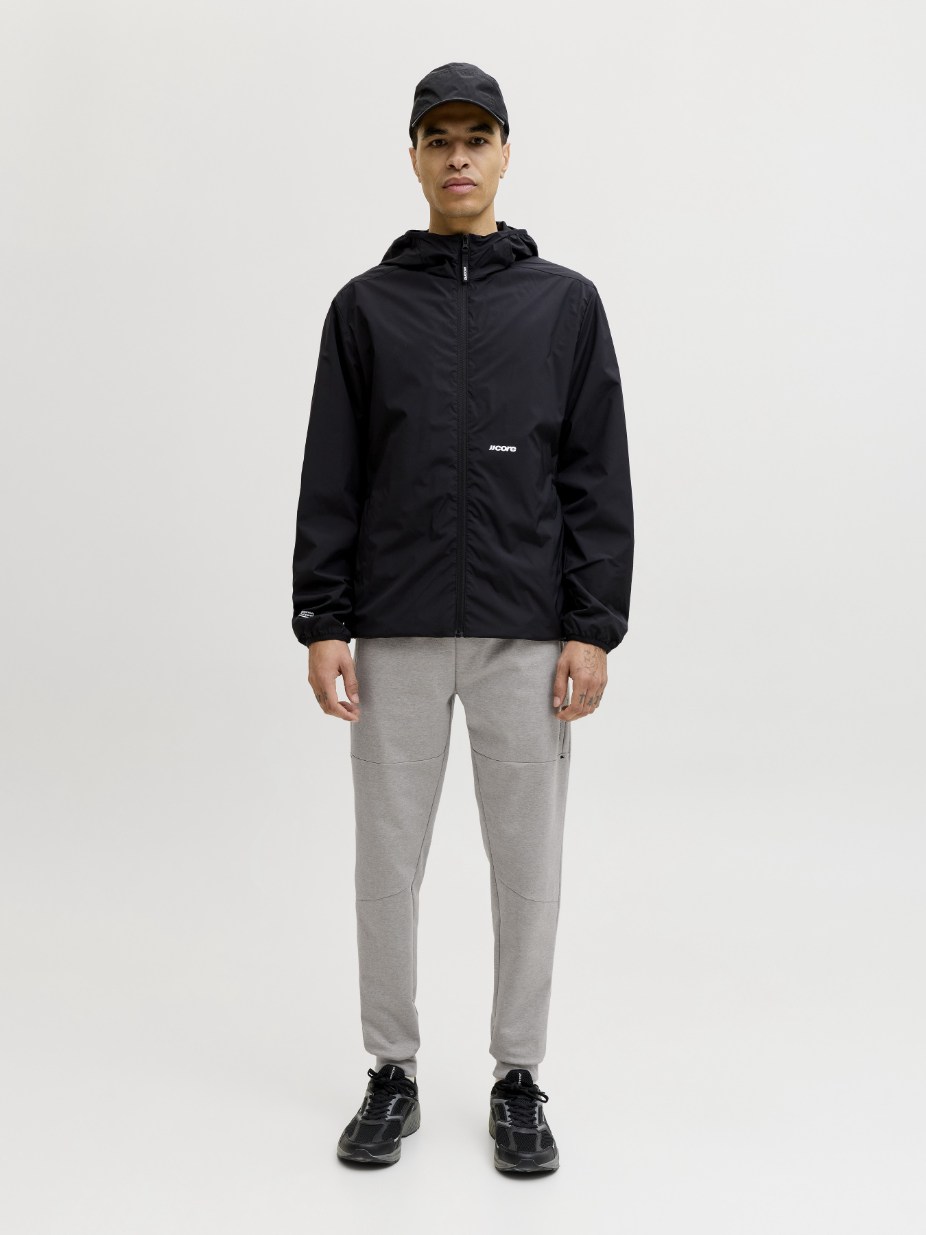 Джоггеры JACK & JONES модель 12288623_Light Grey Melange Фото