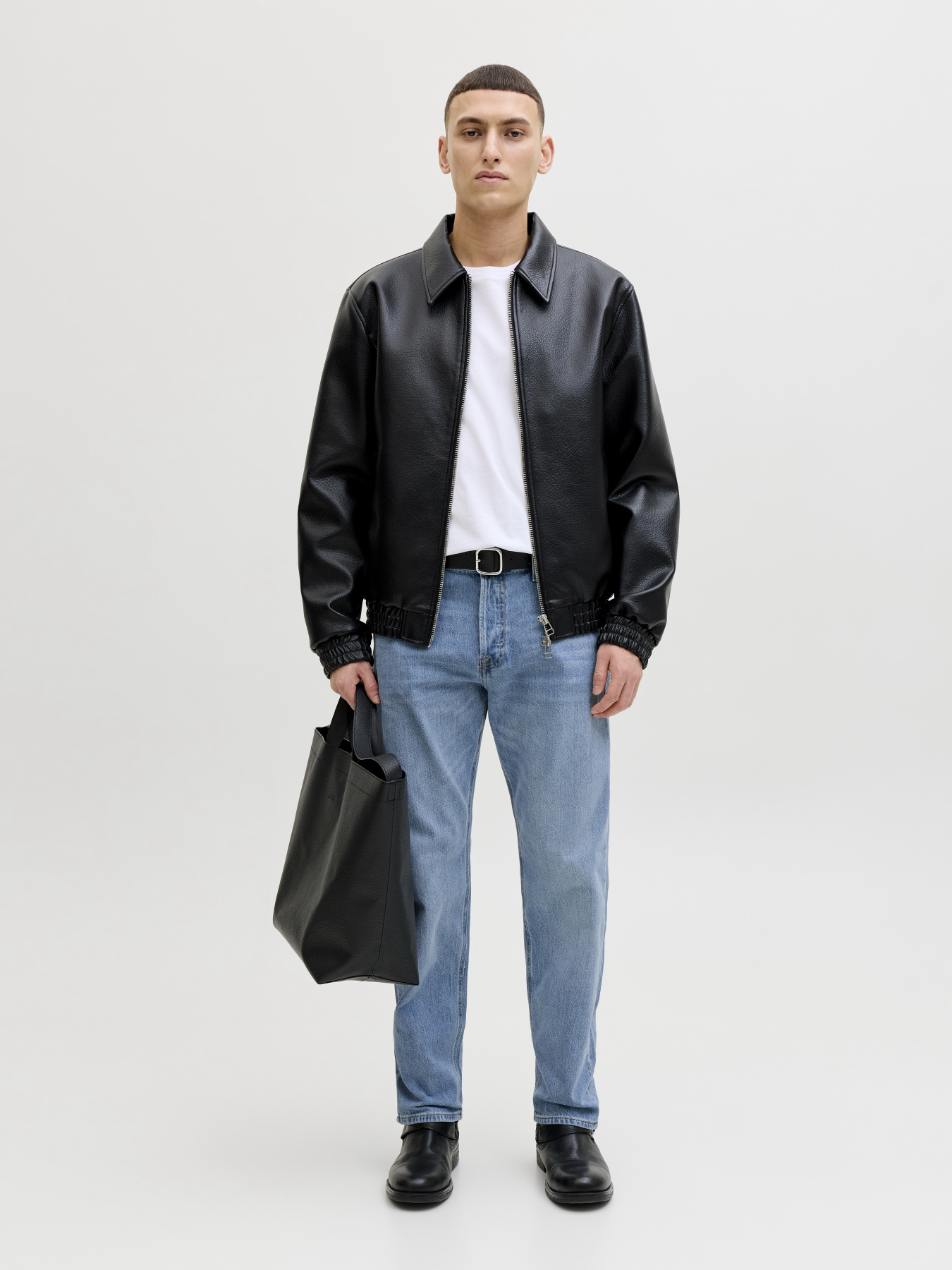 Зауженные джинсы JACK & JONES модель 12289525_Blue Denim Зауженные джинсы JACK & JONES модель 12289525_Blue Denim Фото