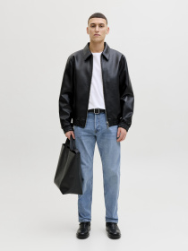 Прямые джинсы JACK & JONES модель 12289525_Blue Denim Фото