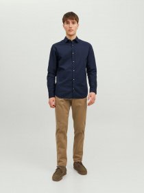 Сорочка повсякденна JACK & JONES модель 12220134_Navy Blazer Фото