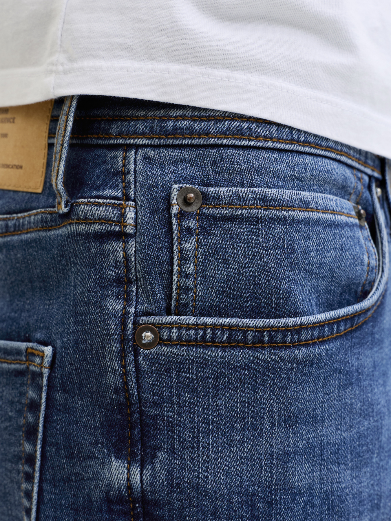 Прямі джинси JACK & JONES модель 12289829_Blue Denim Фото