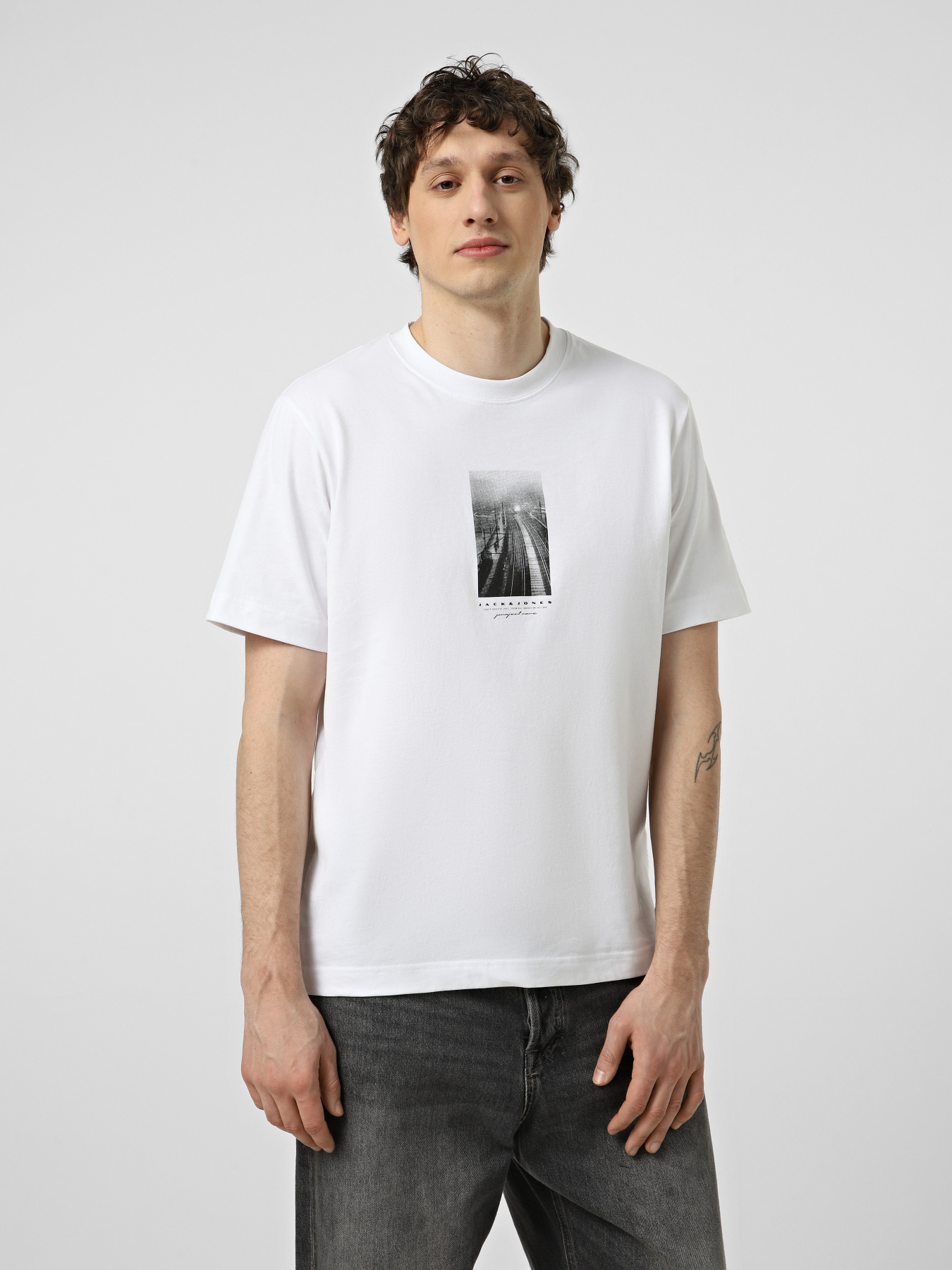 Футболка JACK & JONES модель 12289870_Bright White Фото