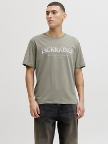 Футболки и поло JACK & JONES DEVIN DAYTONA PRINT TEE модель 12290173_Vetiver Фото