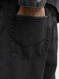 Широкие джинсы JACK & JONES модель 12290248_Black Denim Фото