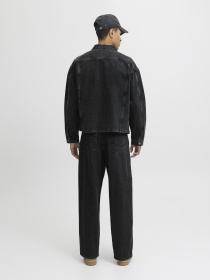 Широкие джинсы JACK & JONES модель 12290248_Black Denim Фото