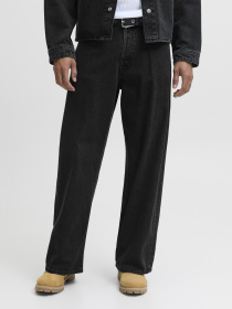 Широкие джинсы JACK & JONES модель 12290248_Black Denim Фото