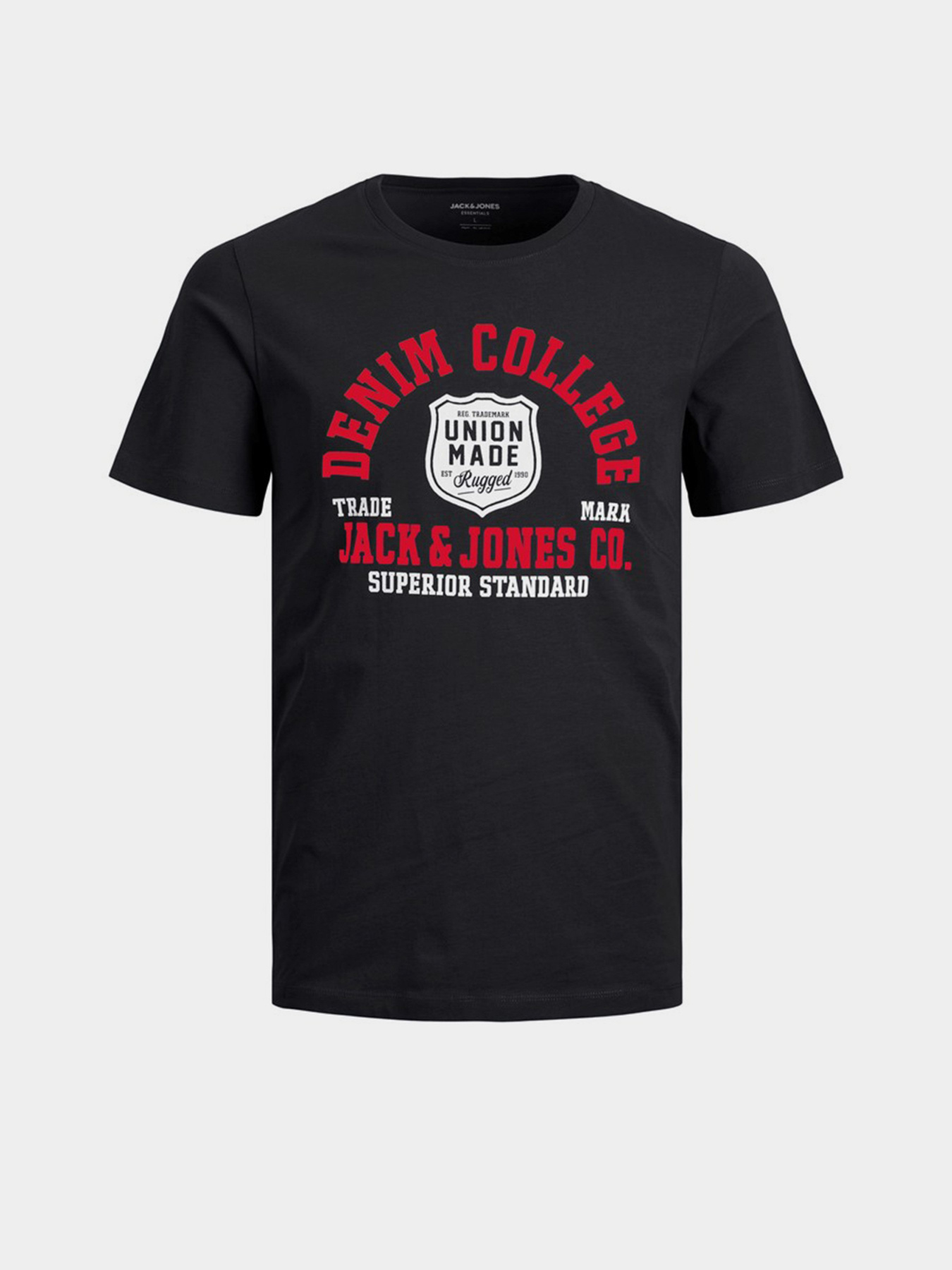 Футболка JACK & JONES модель 12220500_Black Фото