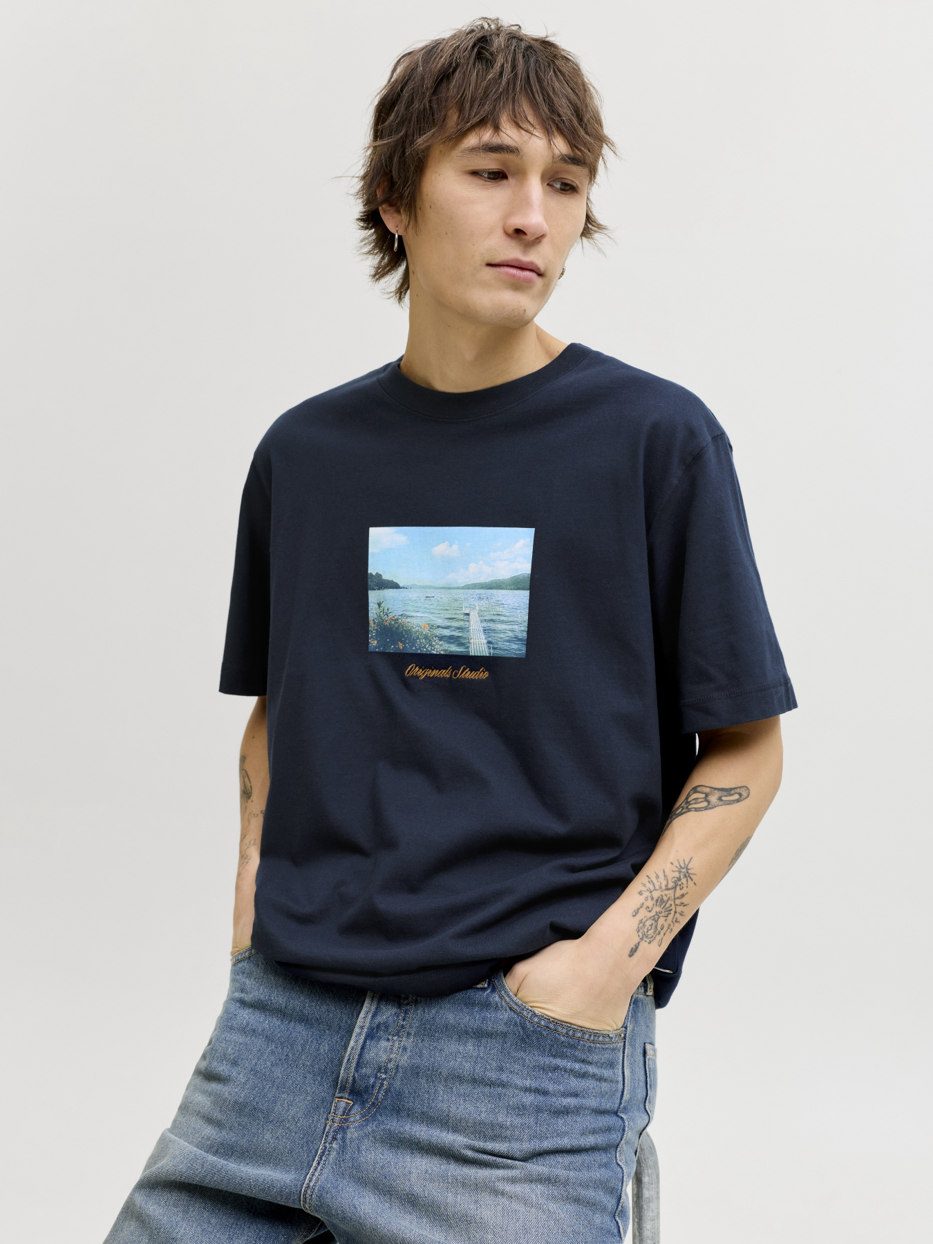 Футболка JACK & JONES модель 12291022_Sky Captain Фото