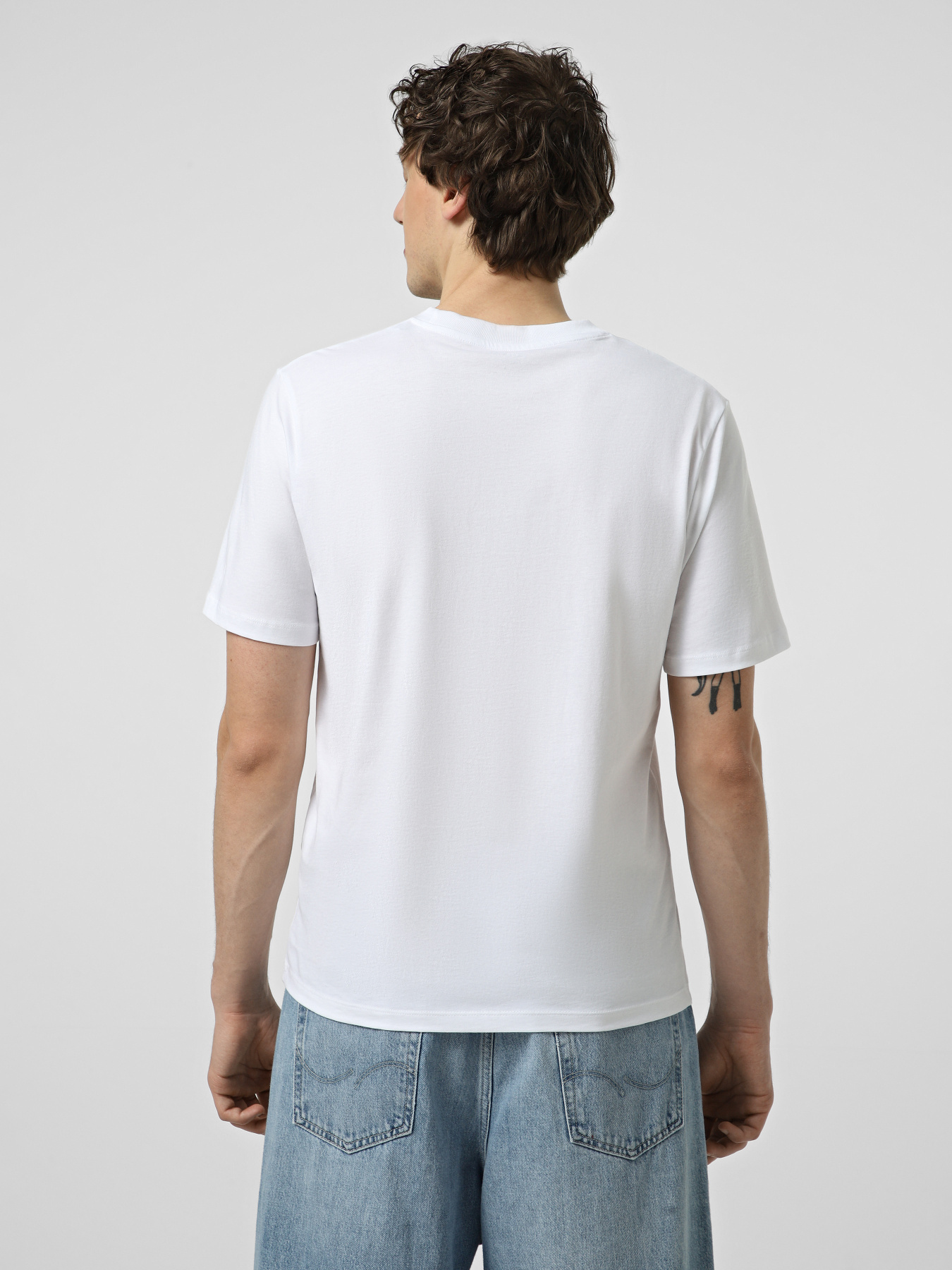 Футболка JACK & JONES модель 12297895_Bright White Футболка JACK & JONES модель 12297895_Bright White Фото