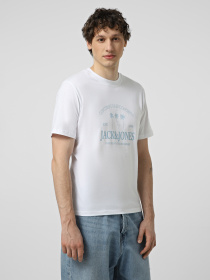 Футболка JACK & JONES модель 12297895_Bright White Фото