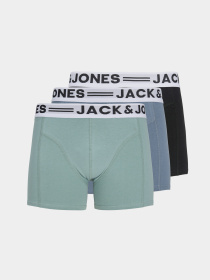 Нижня білизна JACK & JONES SENSE TRUNKS модель 12081832_Mineral Blue Blue Mirage - Фото