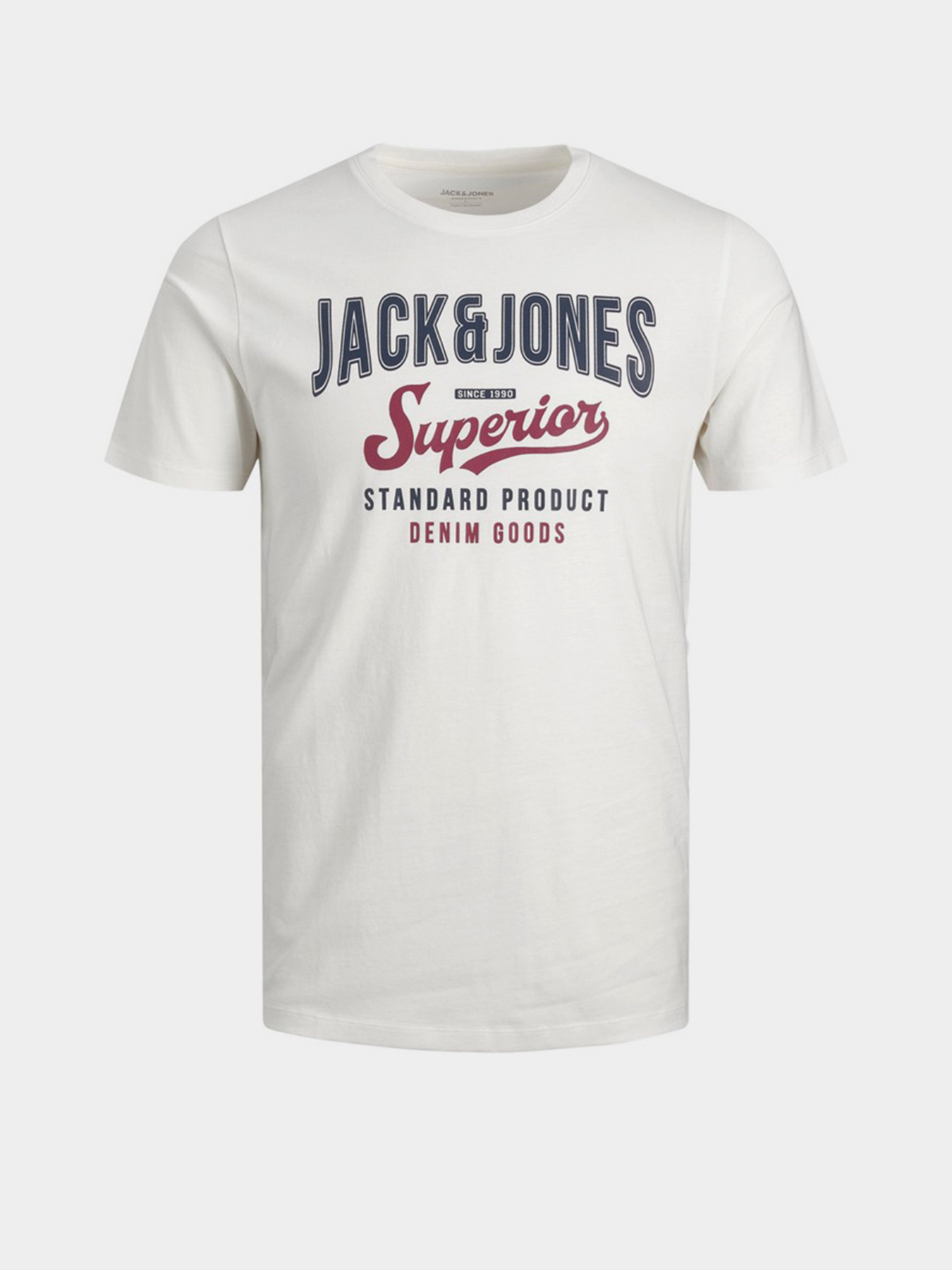 Футболка JACK & JONES модель 12220500_Cloud Dancer Фото