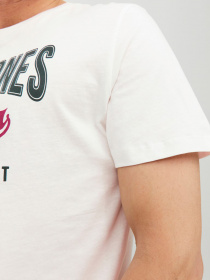 Футболка JACK & JONES модель 12220500_Cloud Dancer Фото