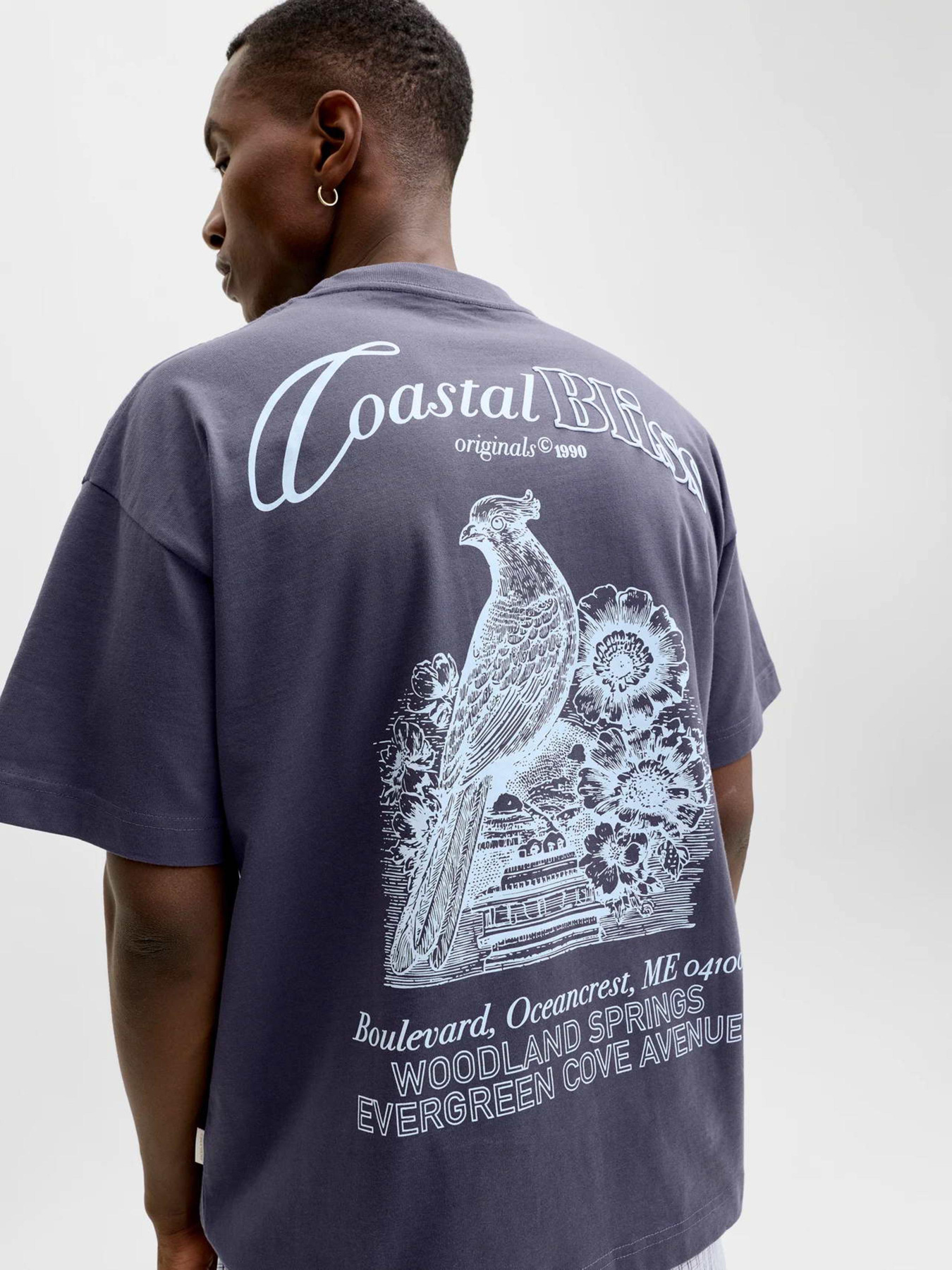 Футболка JACK & JONES модель 12291780_Odyssey Gray Фото