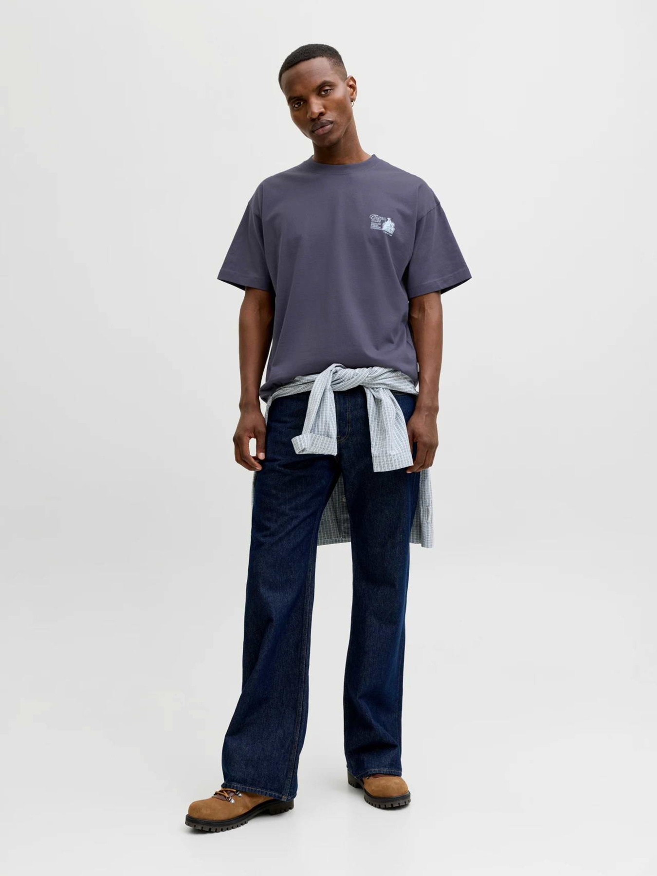 Футболка JACK & JONES модель 12291780_Odyssey Gray Фото