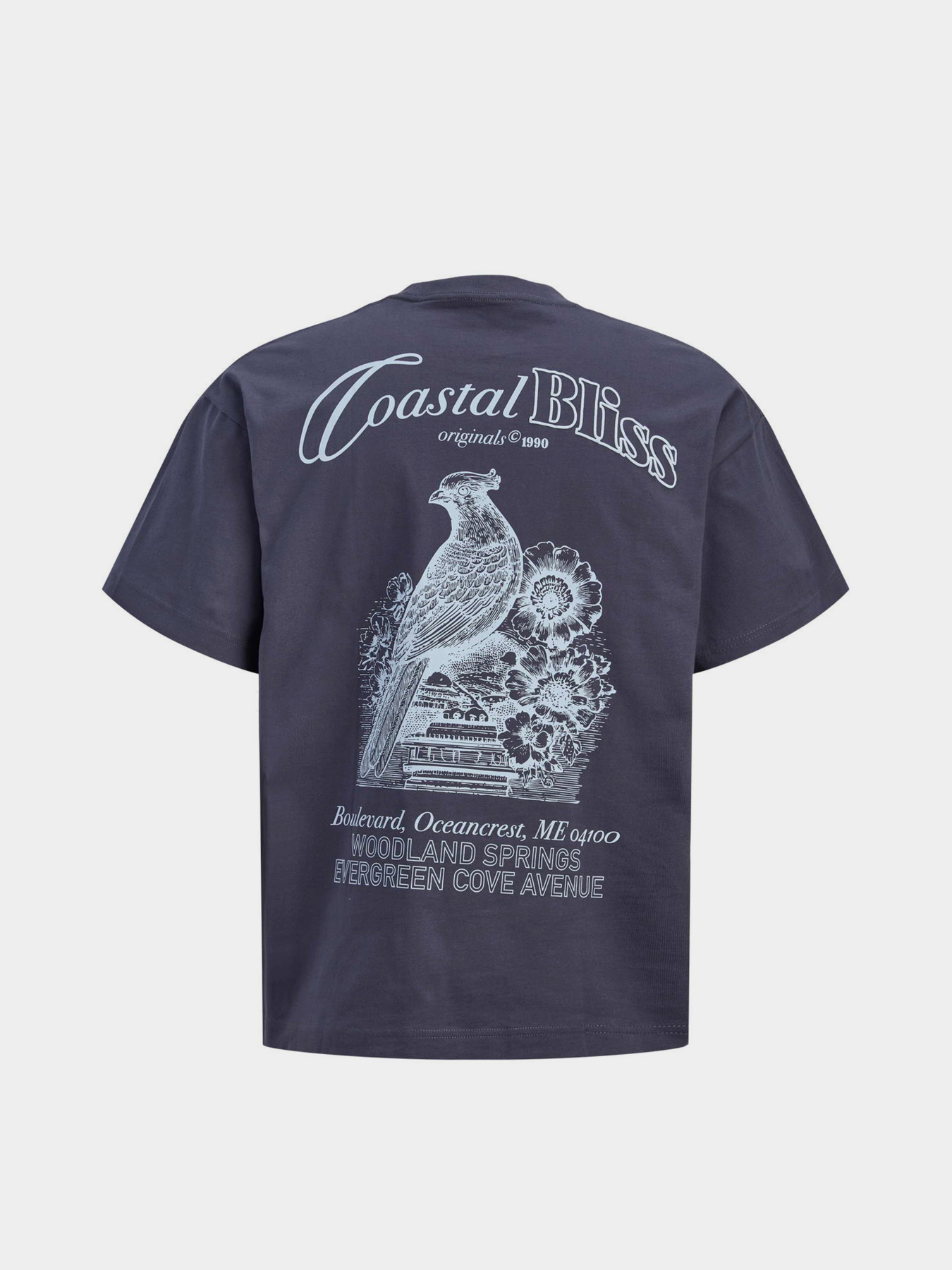 Футболка JACK & JONES модель 12291780_Odyssey Gray Фото