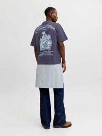 Футболка JACK & JONES модель 12291780_Odyssey Gray Фото